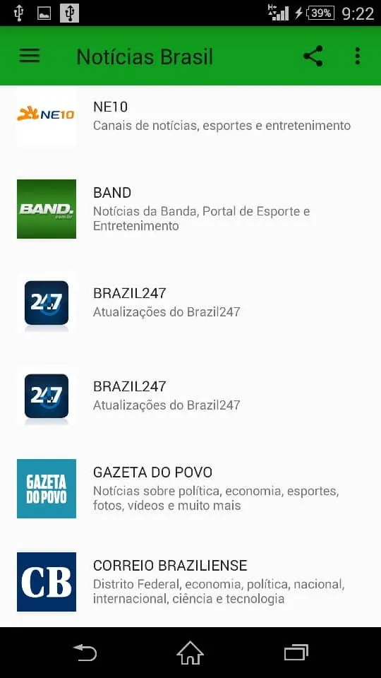 Noticias Brasil | Indus Appstore | Screenshot