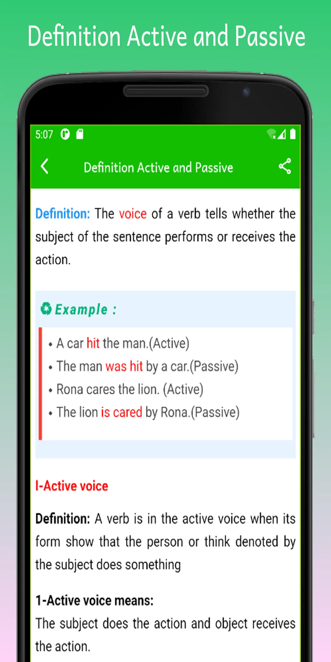 All English Tenses | Indus Appstore | Screenshot