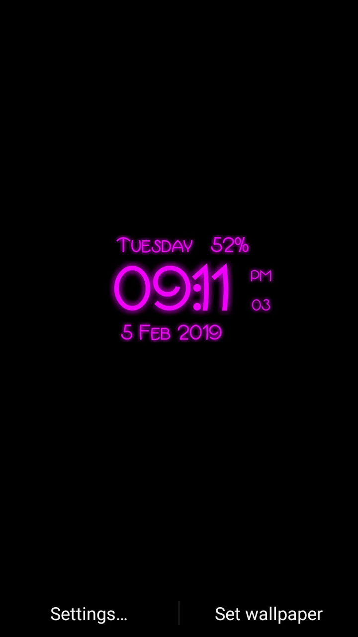 Digital Clock | Indus Appstore | Screenshot