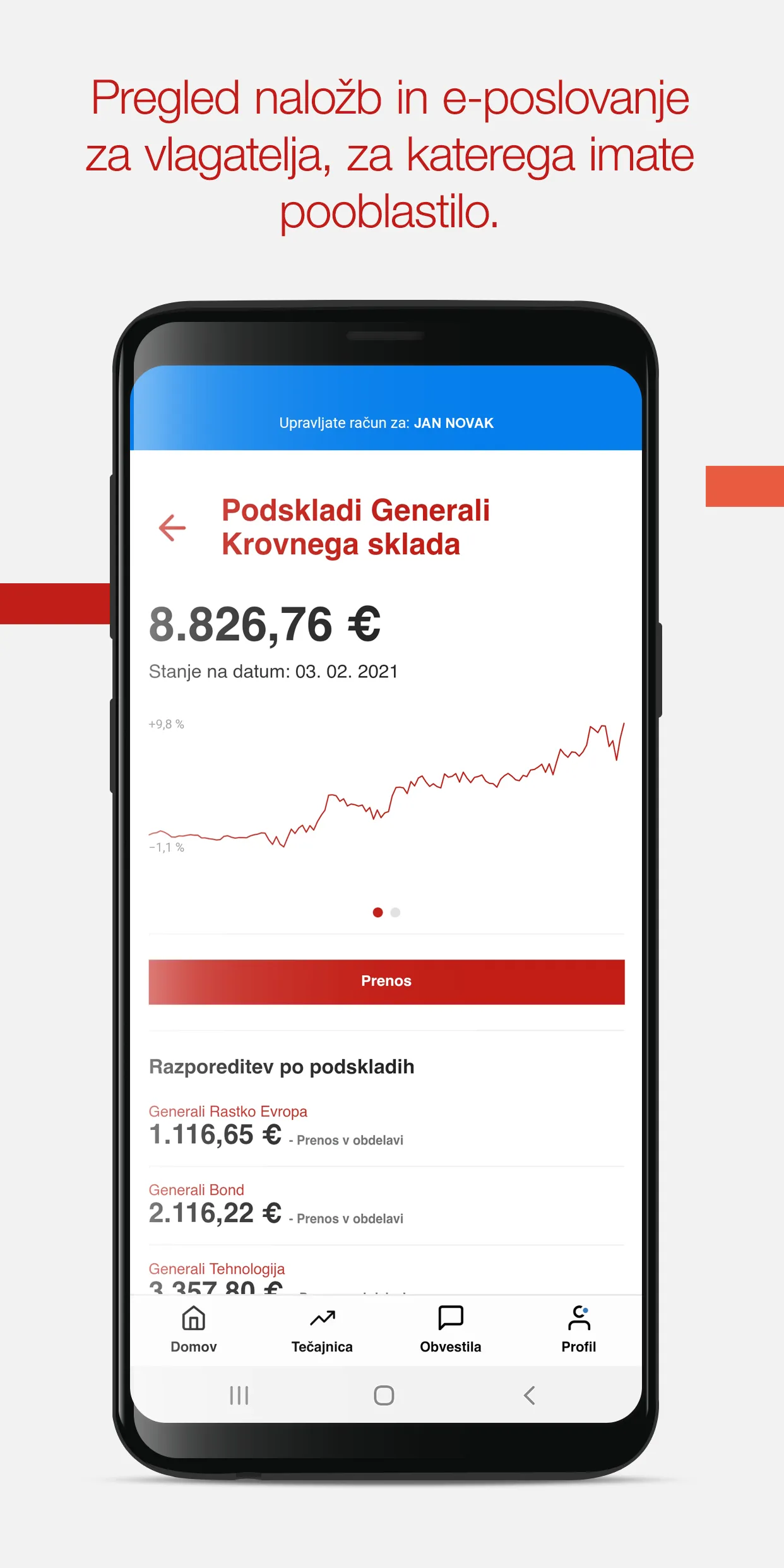 Generali Investments Slovenija | Indus Appstore | Screenshot