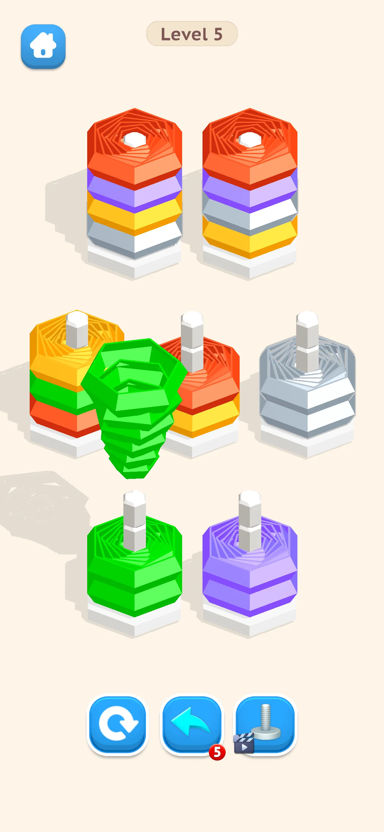 Stacky Tornado Puzzle | Indus Appstore | Screenshot