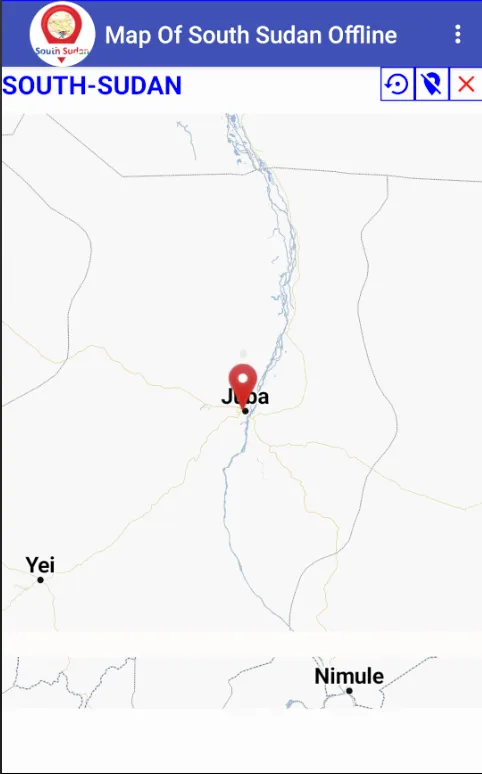 Map Of South Sudan Offline | Indus Appstore | Screenshot