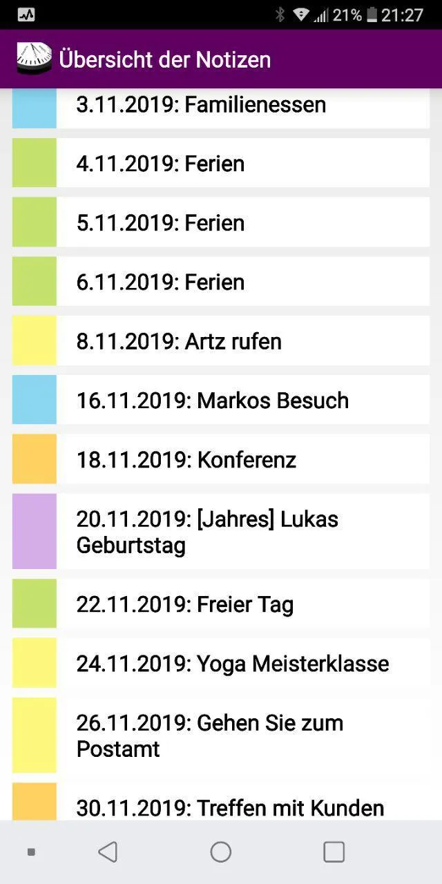 Kalender 2023 Österreich | Indus Appstore | Screenshot