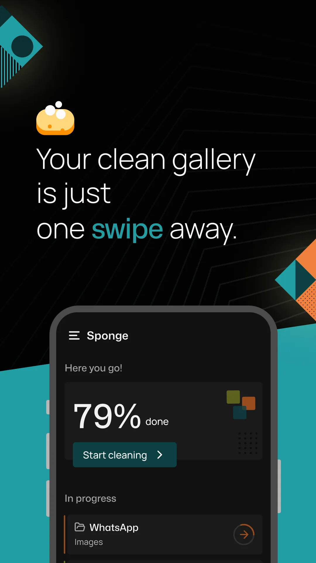 Sponge - Gallery Cleaner | Indus Appstore | Screenshot
