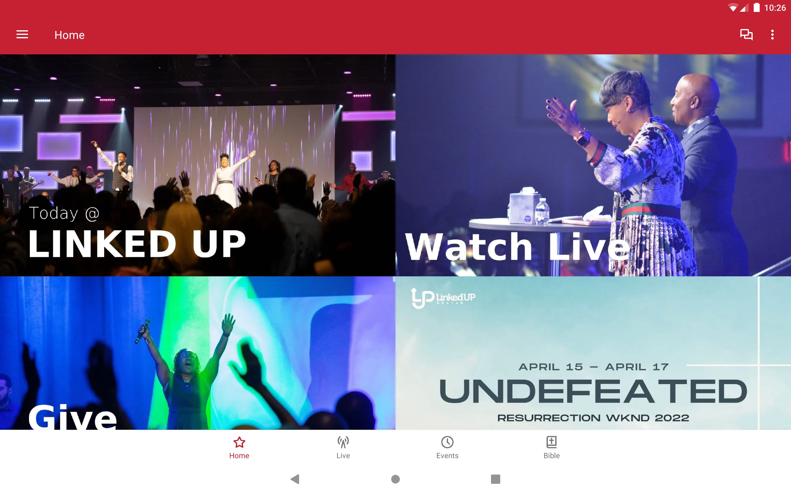 Linked UP Church | Indus Appstore | Screenshot