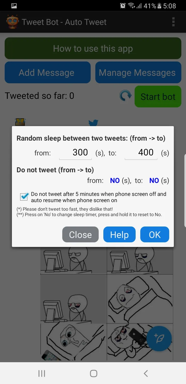 Tweet Bot - Auto Tweet | Indus Appstore | Screenshot