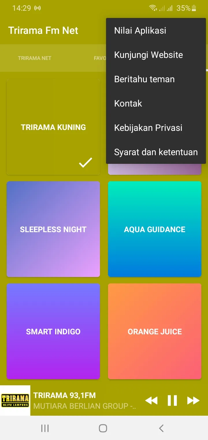 TRIRAMA FM NET | Indus Appstore | Screenshot