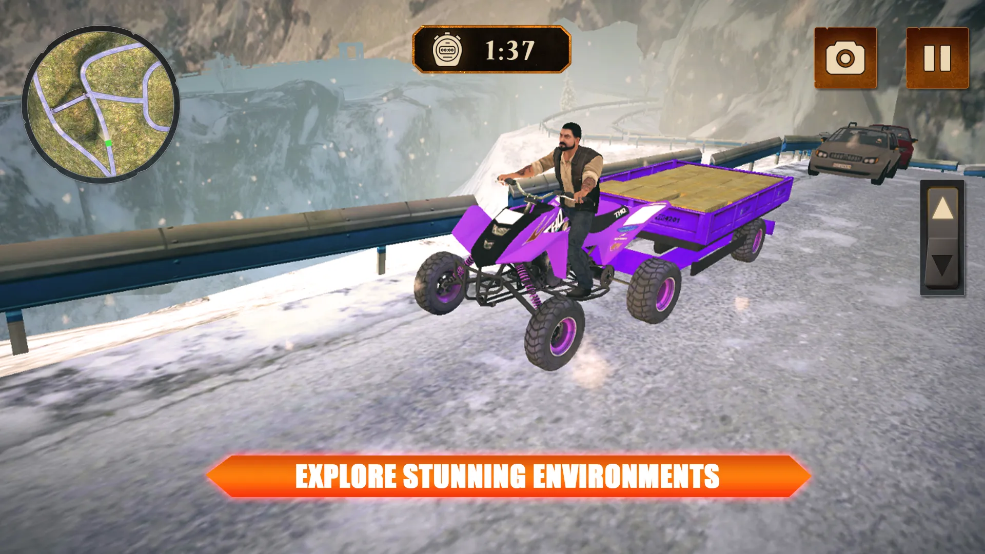 Offroad Quad Bike Transport 3D | Indus Appstore | Screenshot