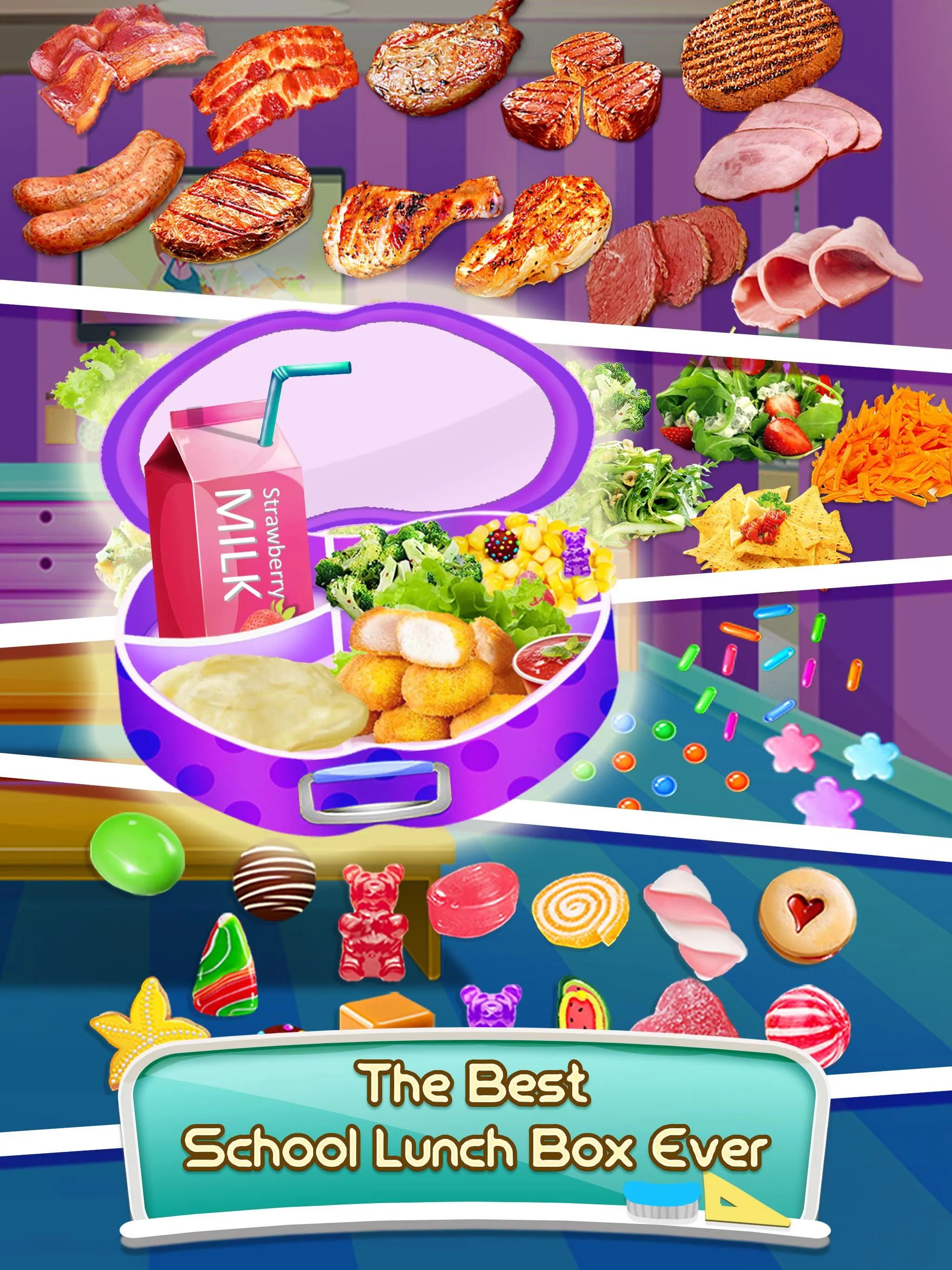 School Lunch Food - Lunch Box | Indus Appstore | Screenshot