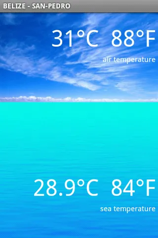 Sea Temperature | Indus Appstore | Screenshot