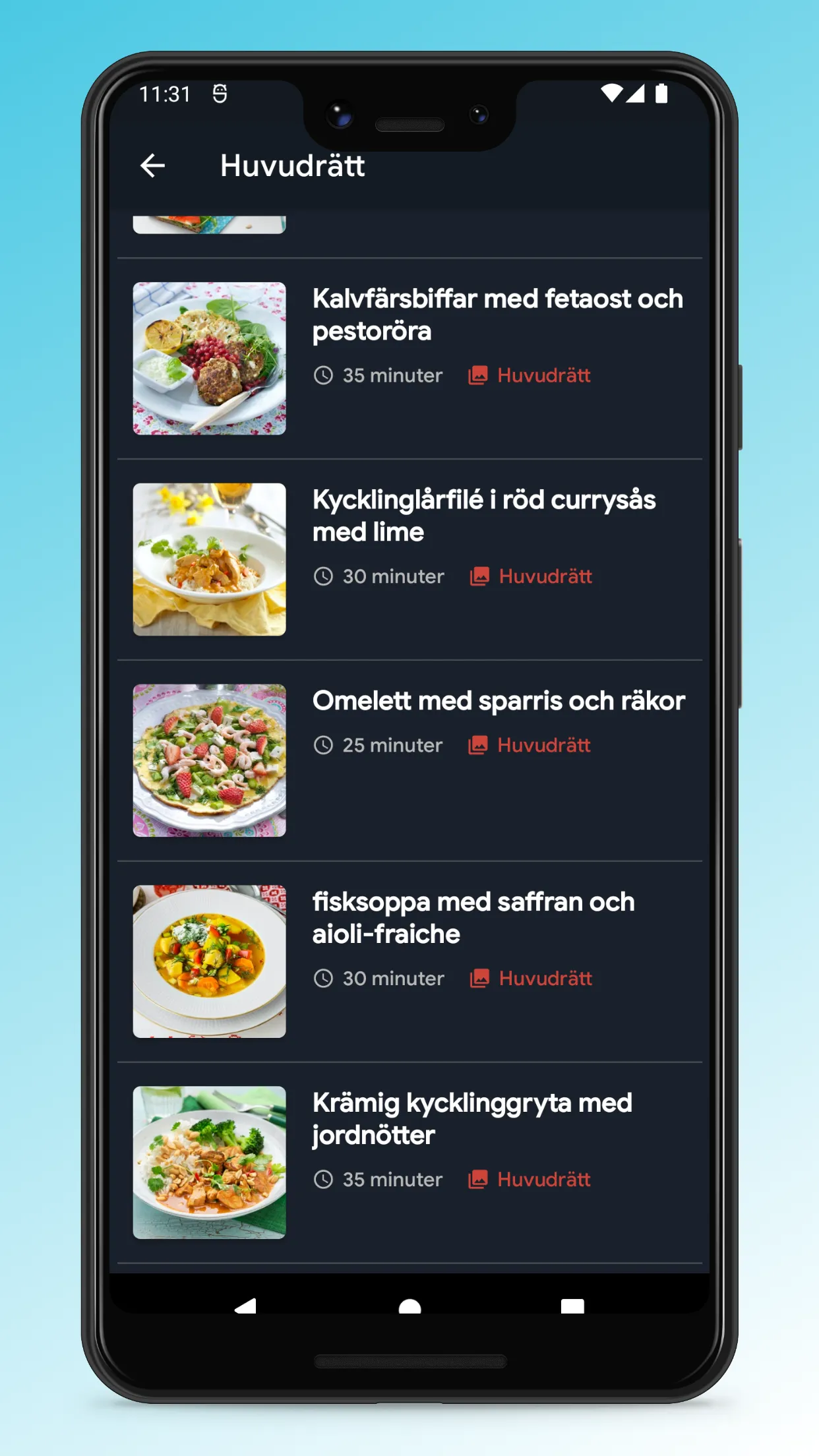 Swedish Food Recipes App | Indus Appstore | Screenshot