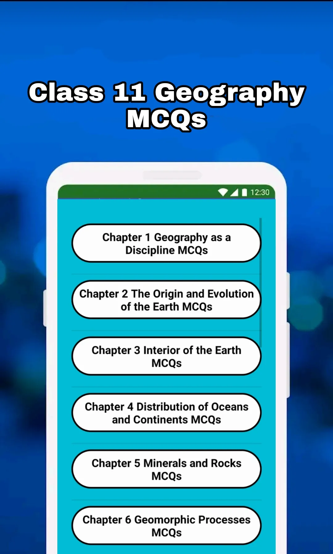 Class 11 Geography Notes & MCQ | Indus Appstore | Screenshot