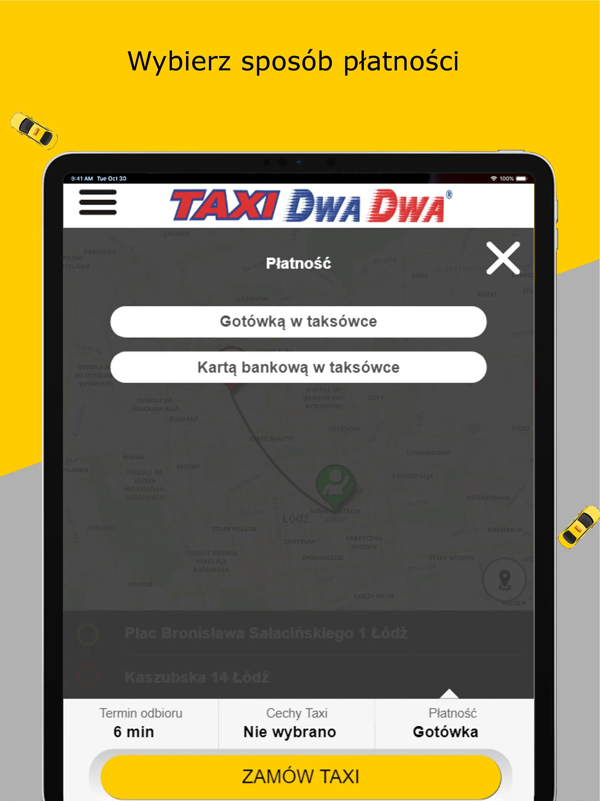 TAXI DWA DWA Łódź 196 22 | Indus Appstore | Screenshot