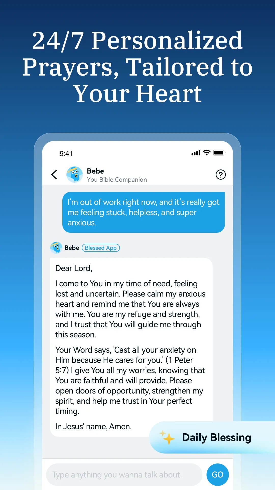 Blessed - Daily Verse & Prayer | Indus Appstore | Screenshot