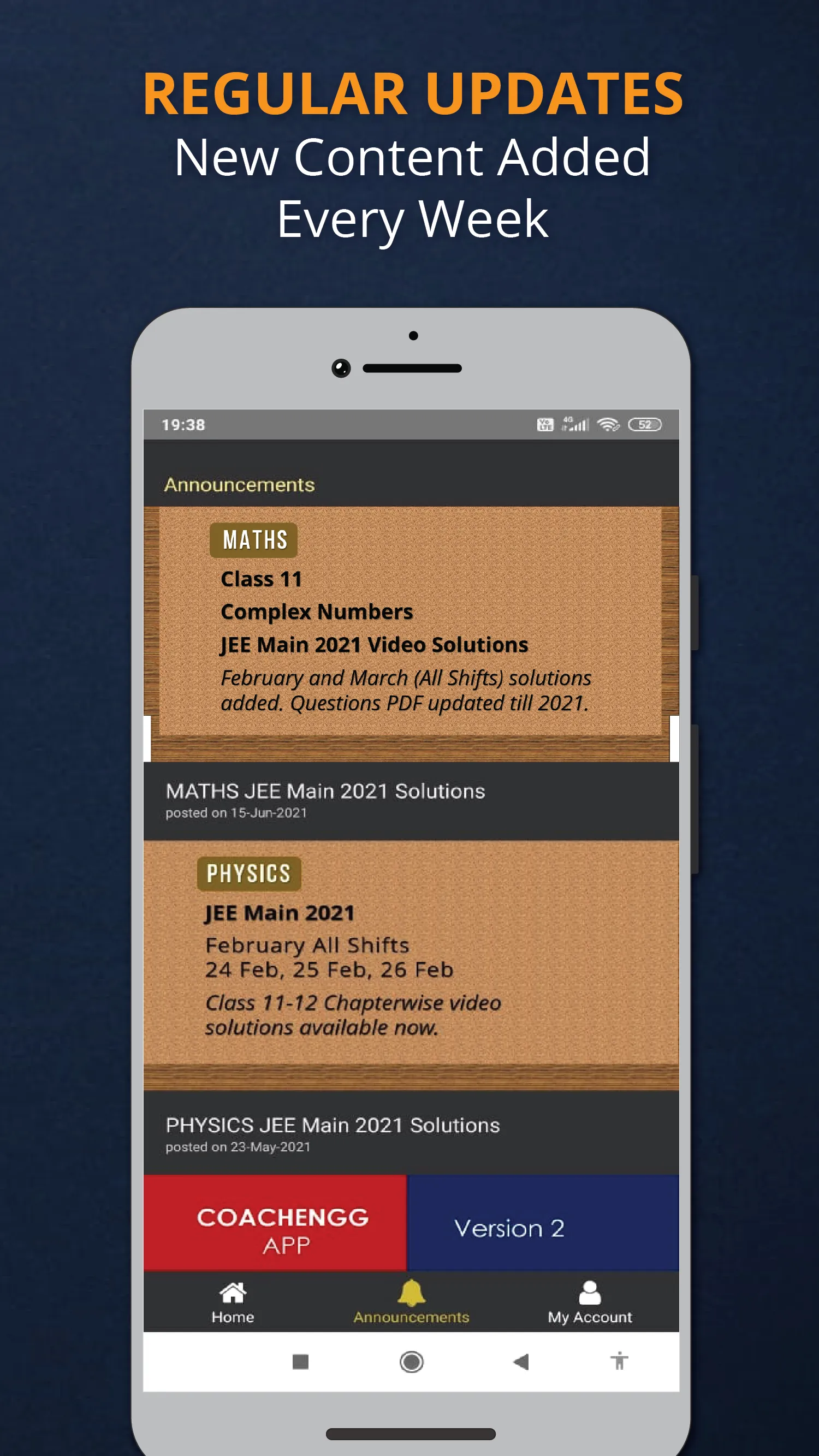 COACHengg - IIT JEE, JEE Mains | Indus Appstore | Screenshot