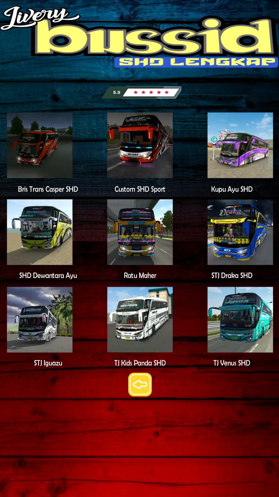 Livery Bussid SHD Lengkap | Indus Appstore | Screenshot