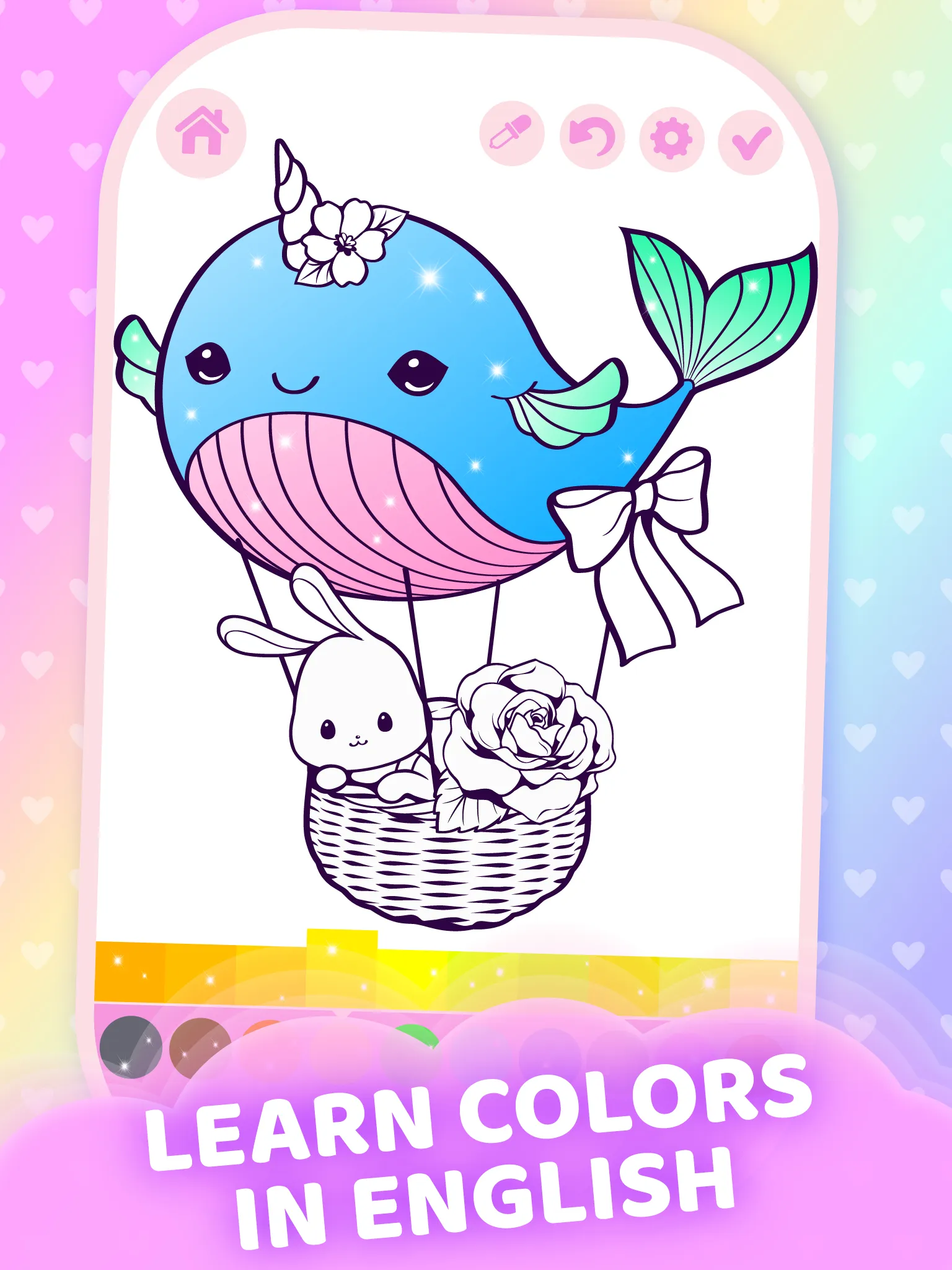 Sparkling Unicorns Color Book | Indus Appstore | Screenshot