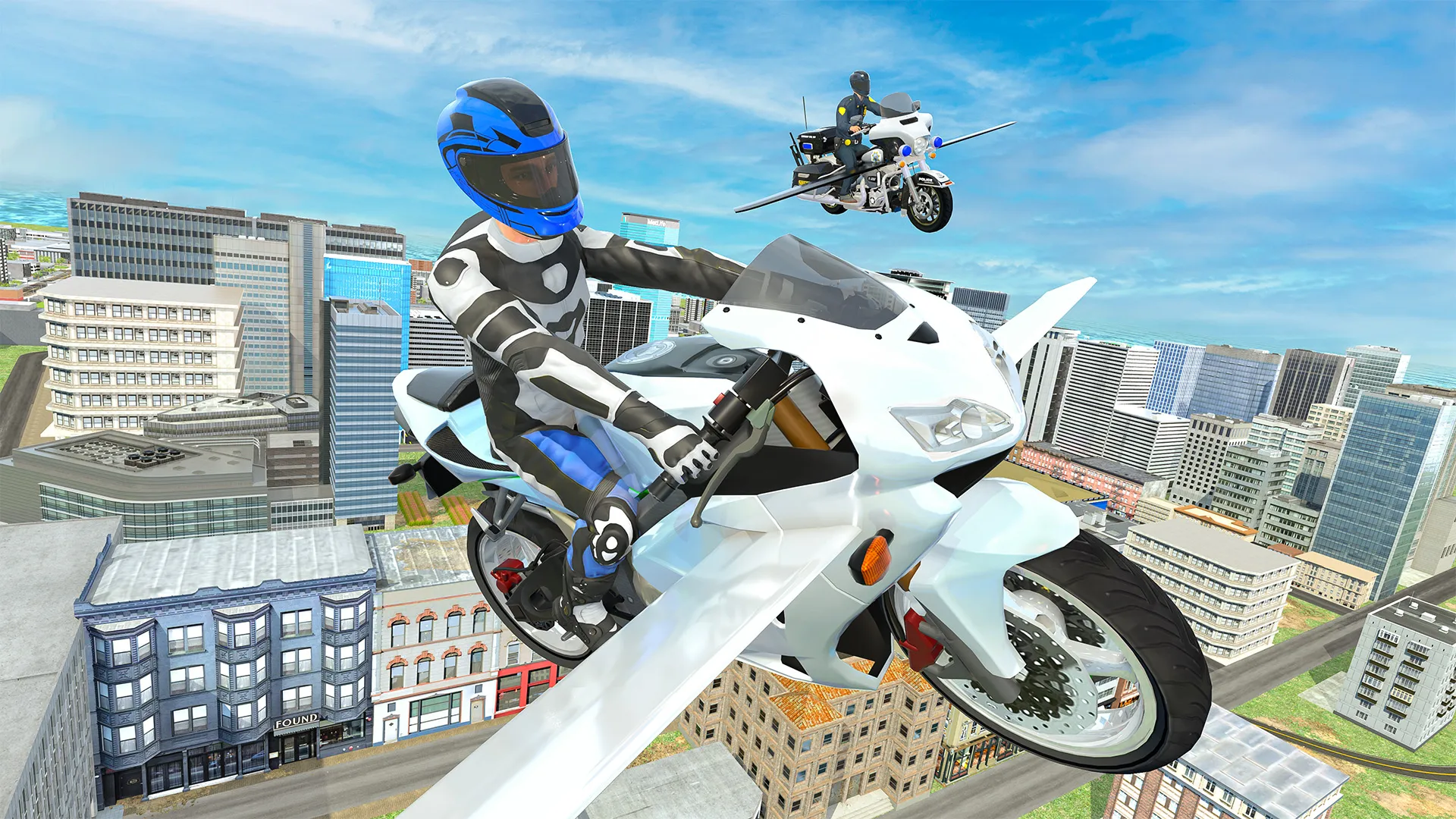 Flying Motorbike Simulator | Indus Appstore | Screenshot