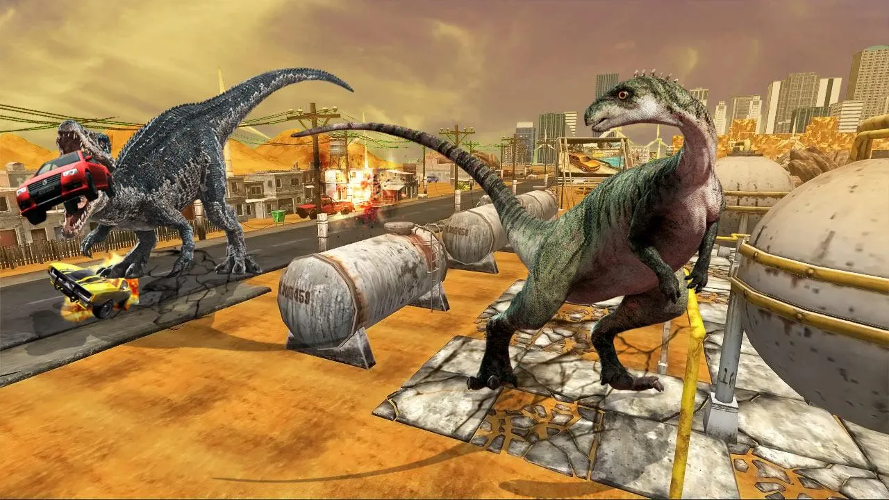 Deadly Dinosaur Attack | Indus Appstore | Screenshot