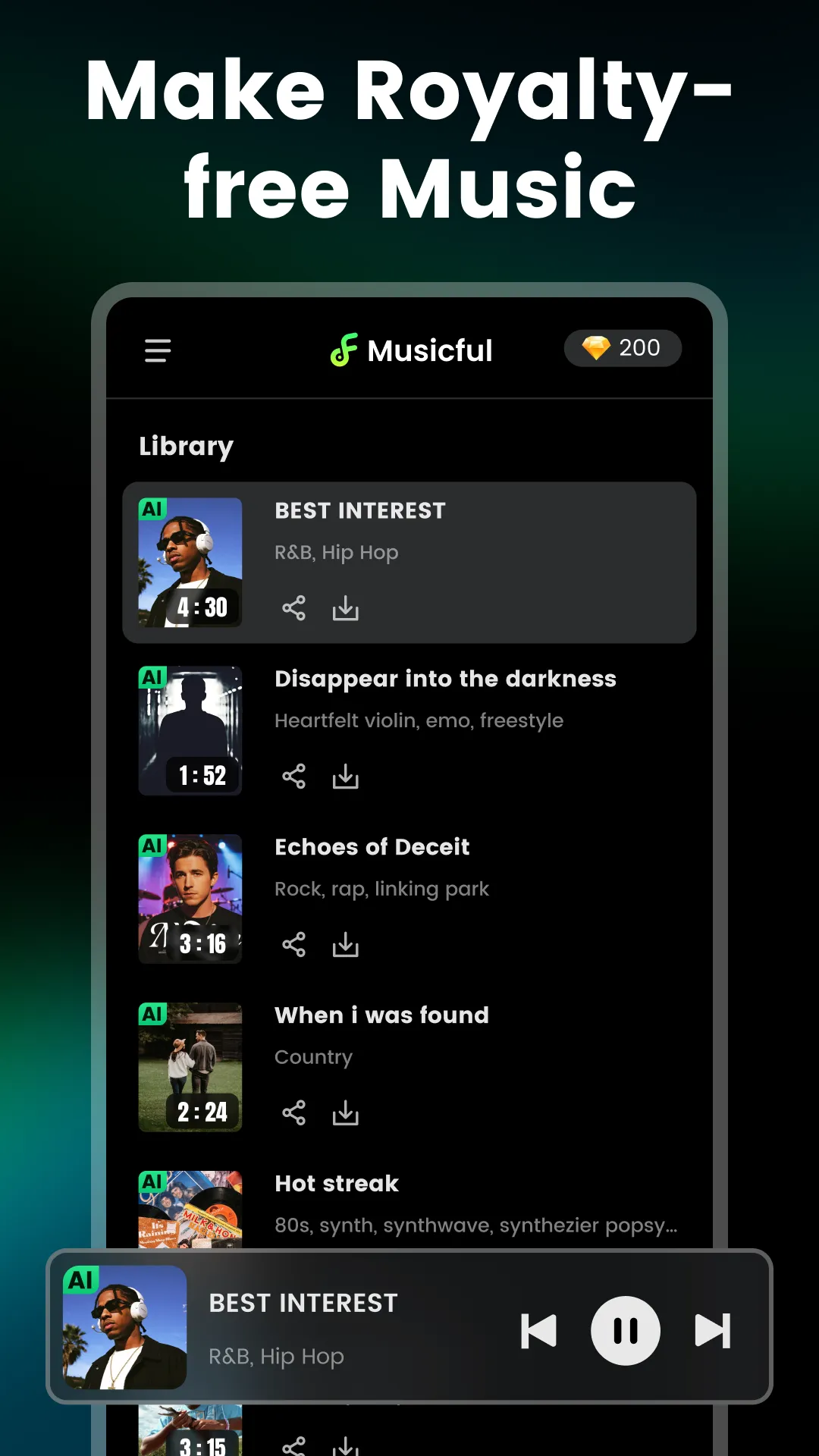 AI Song & Music Maker-Musicful | Indus Appstore | Screenshot