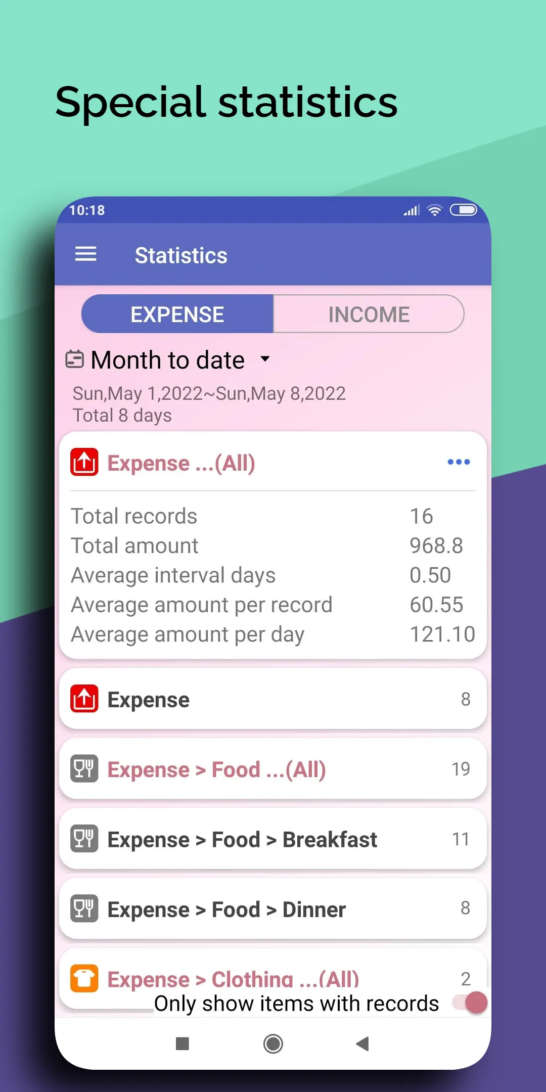 MyMoneyLog - Expenses, Budgets | Indus Appstore | Screenshot