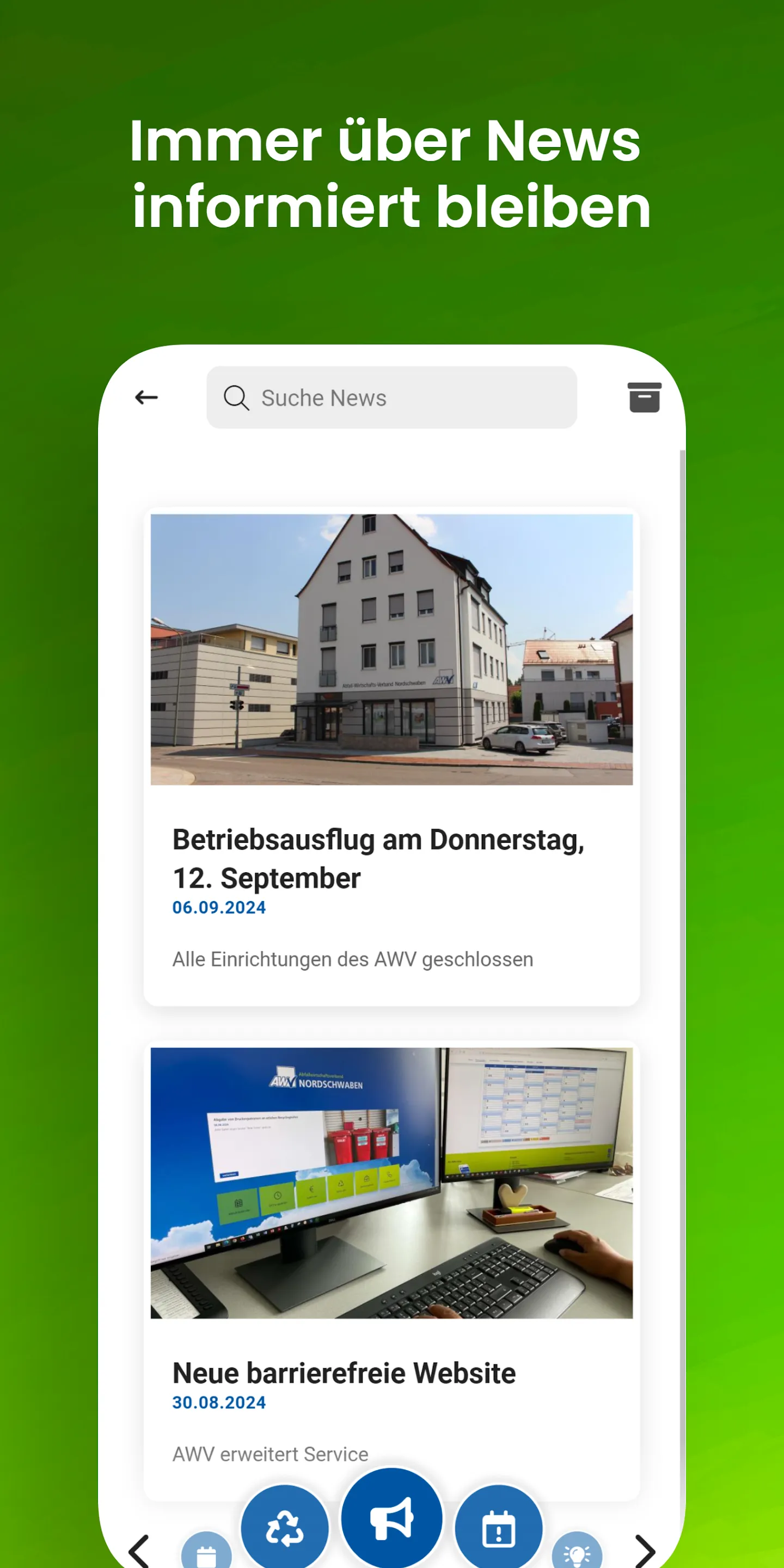 AWV Nordschwaben | Indus Appstore | Screenshot