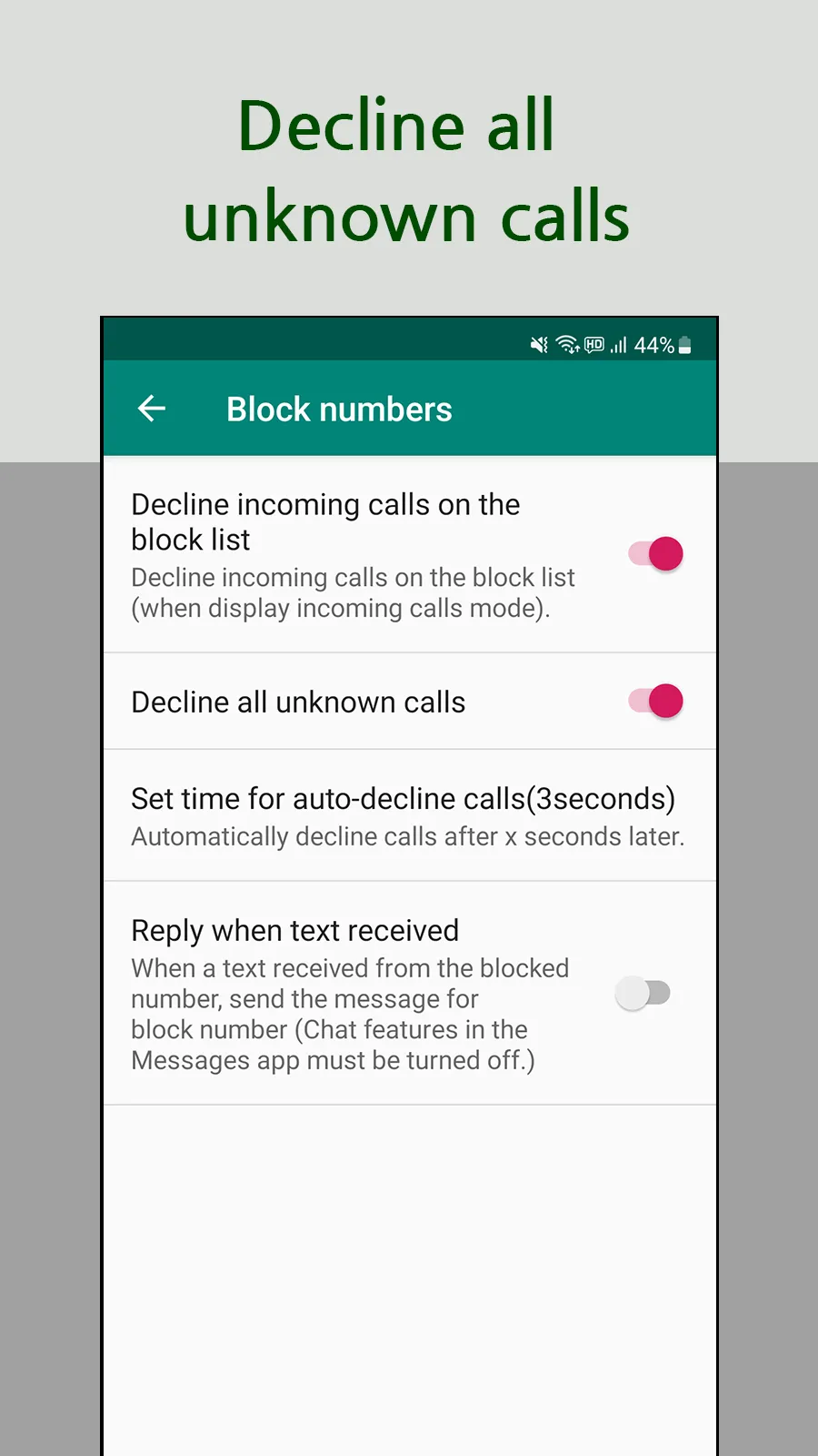 IBC Callback - Call blocker | Indus Appstore | Screenshot