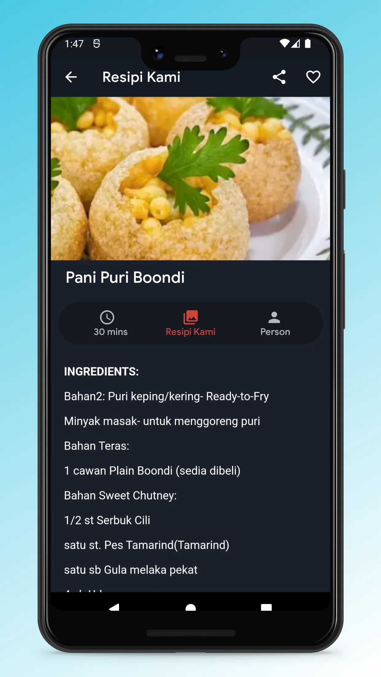 Malaysian Food Recipe App | Indus Appstore | Screenshot