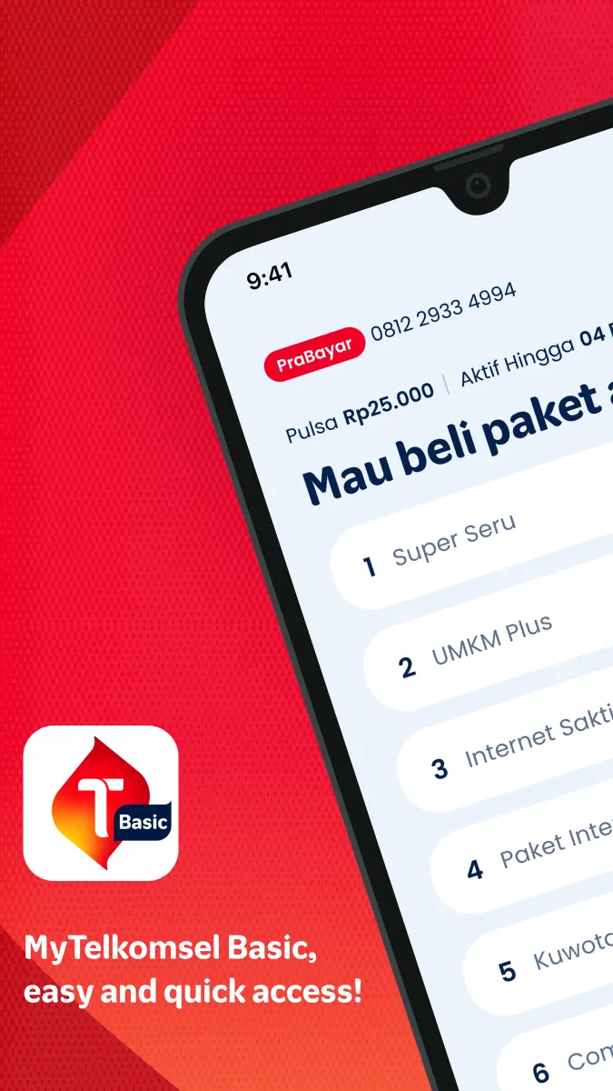 MyTelkomsel Basic | Indus Appstore | Screenshot