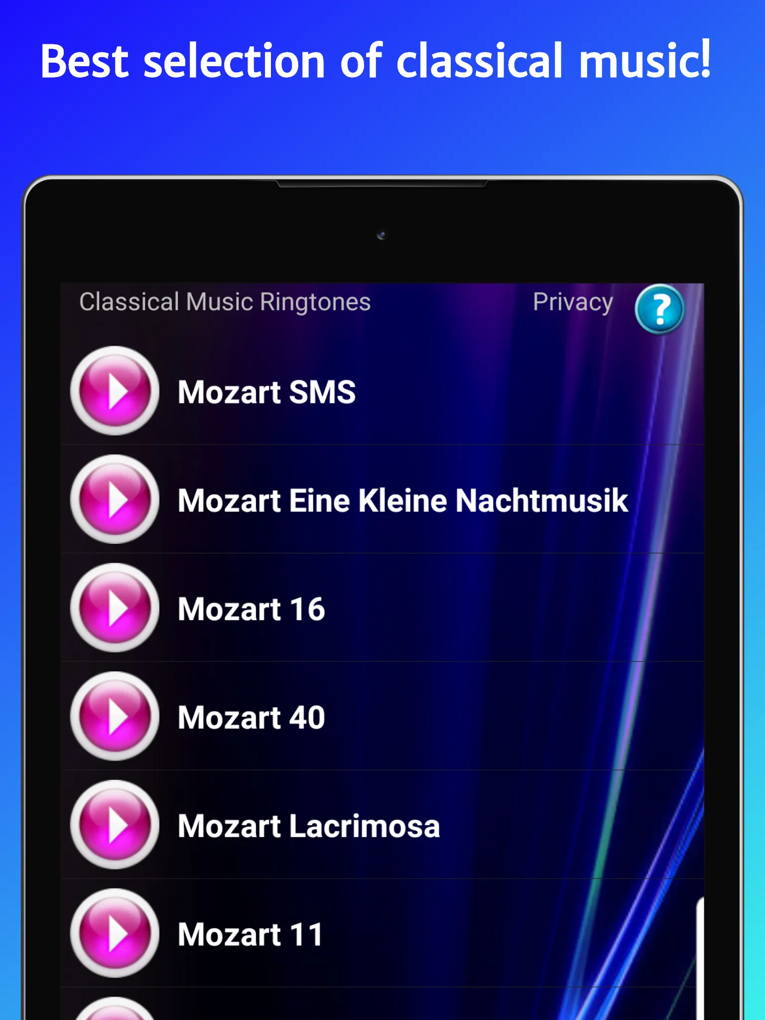 Classical Music Ringtones | Indus Appstore | Screenshot