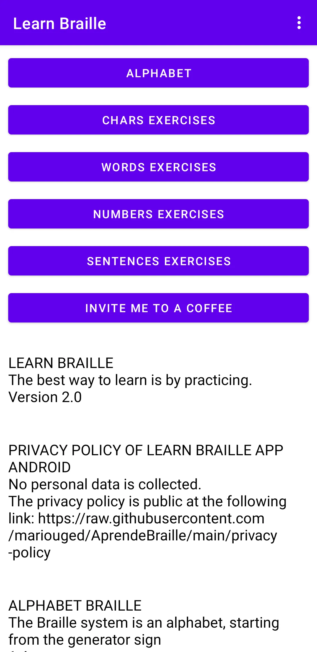 LEARN BRAILLE | Indus Appstore | Screenshot