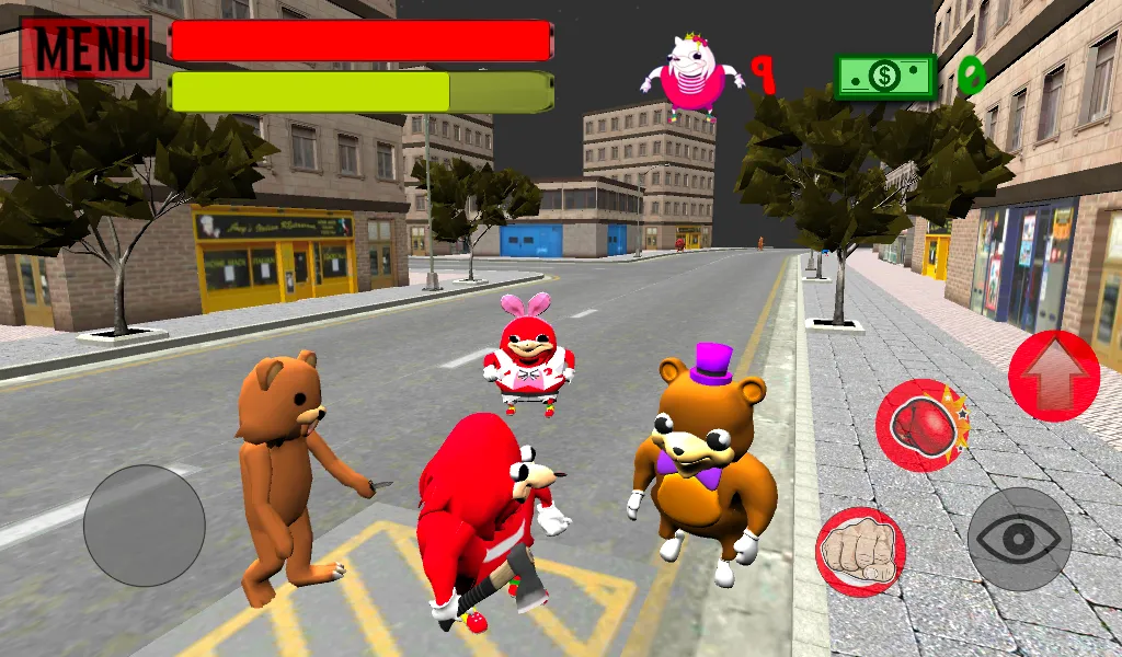 Ugandan Simulator. Knuckles 3D | Indus Appstore | Screenshot