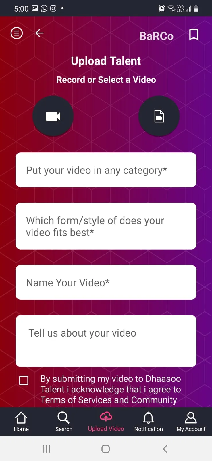 Dhaasoo Talent | Indus Appstore | Screenshot