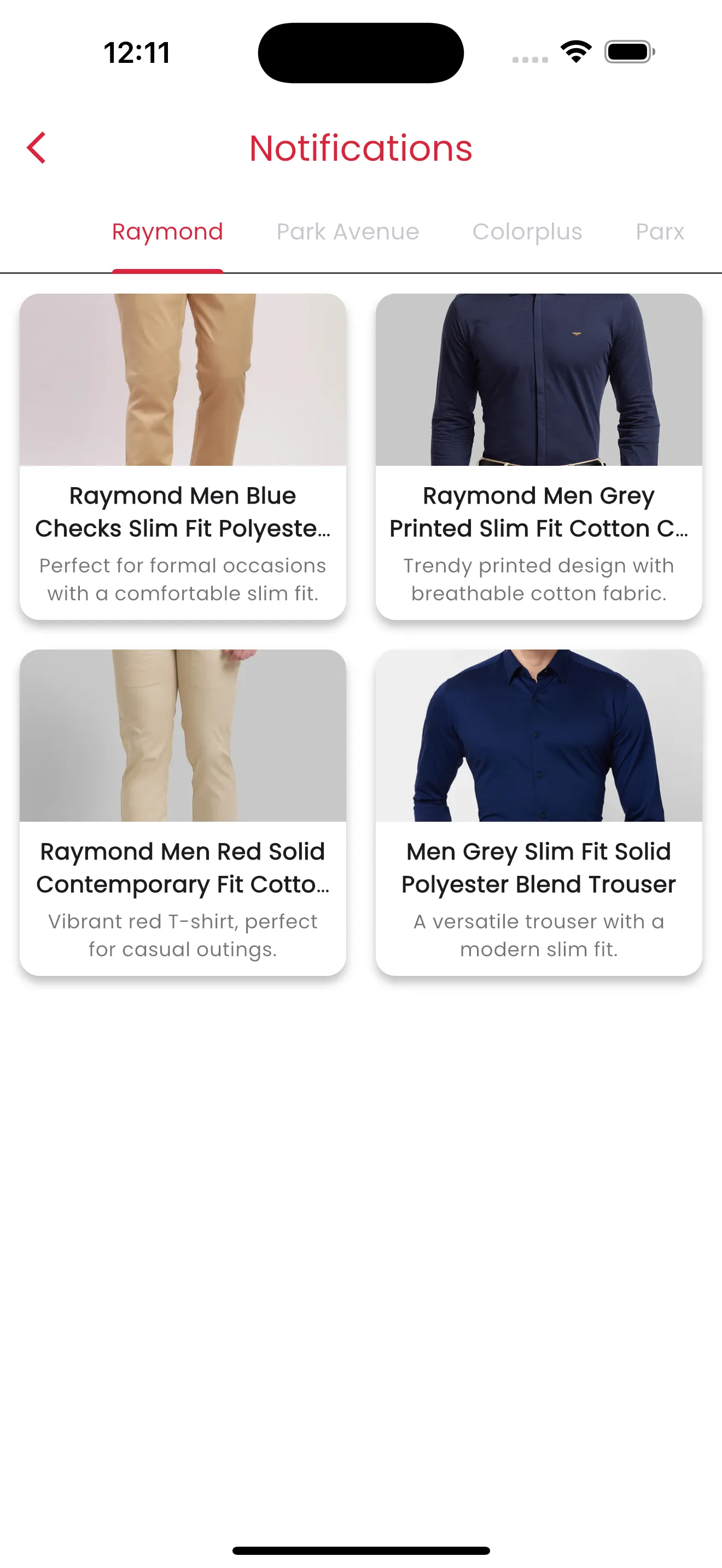 Raymond Rewards | Indus Appstore | Screenshot