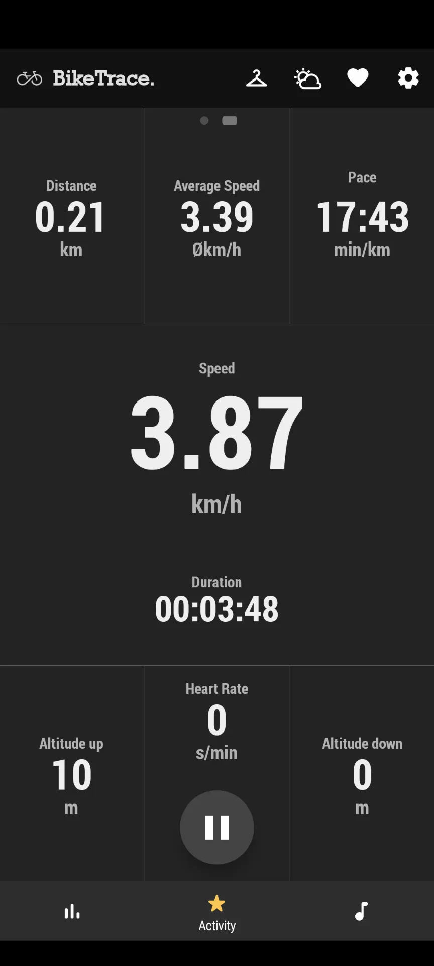 BikeTrace - Cycling Computer | Indus Appstore | Screenshot