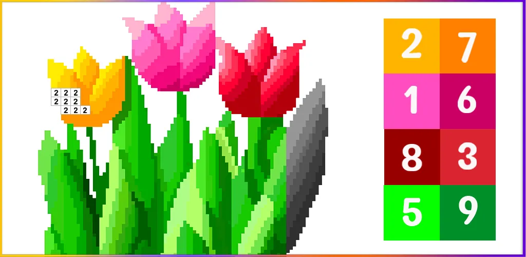 Flowers Pixel Art Coloring | Indus Appstore | Screenshot