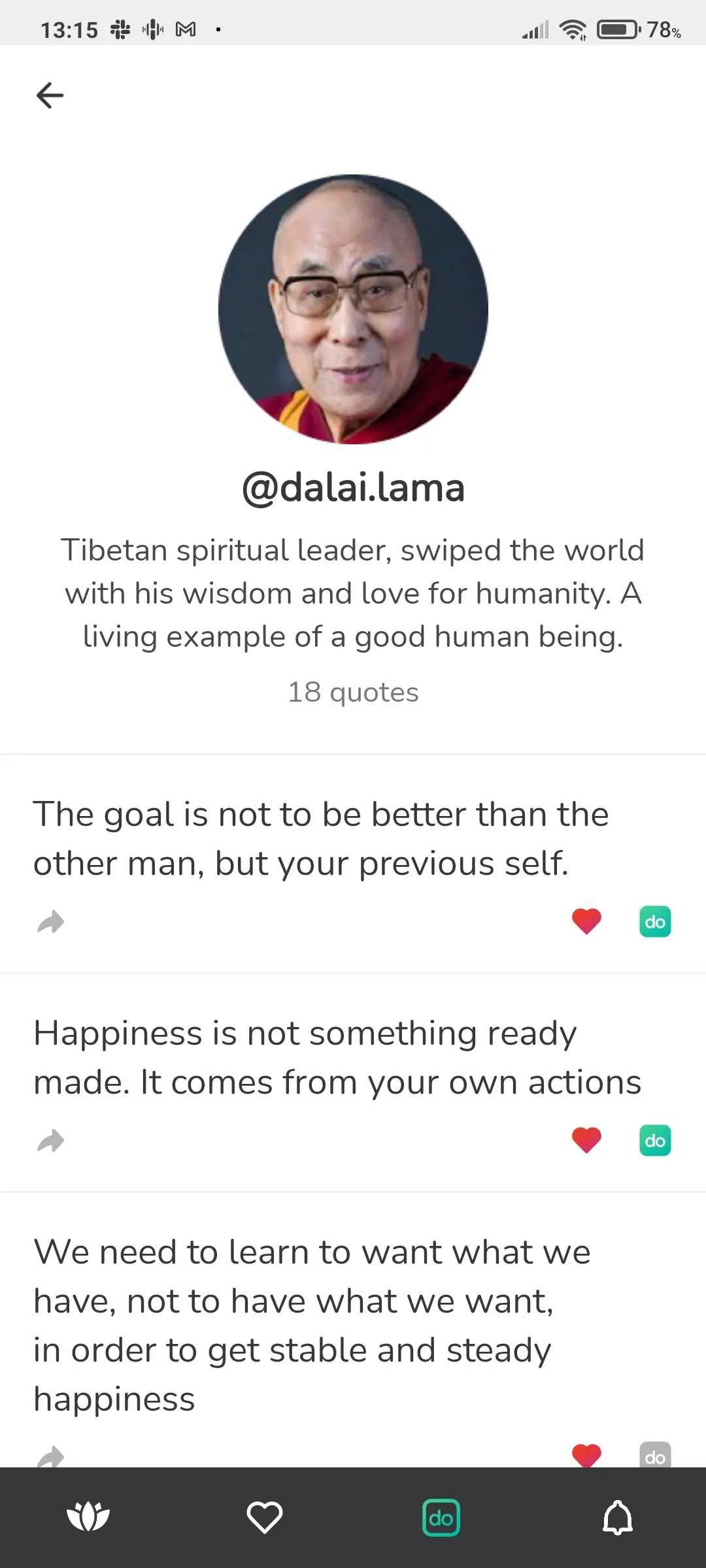 simply.do - wise quotes growth | Indus Appstore | Screenshot