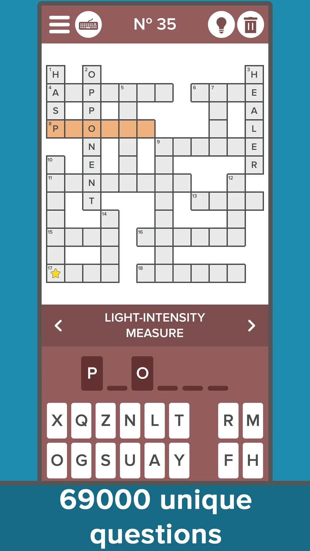 Crossword: Puzzle collection | Indus Appstore | Screenshot