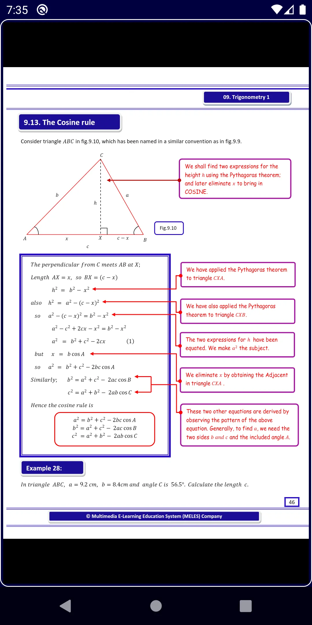 Trigonometry 1 Pure Math | Indus Appstore | Screenshot