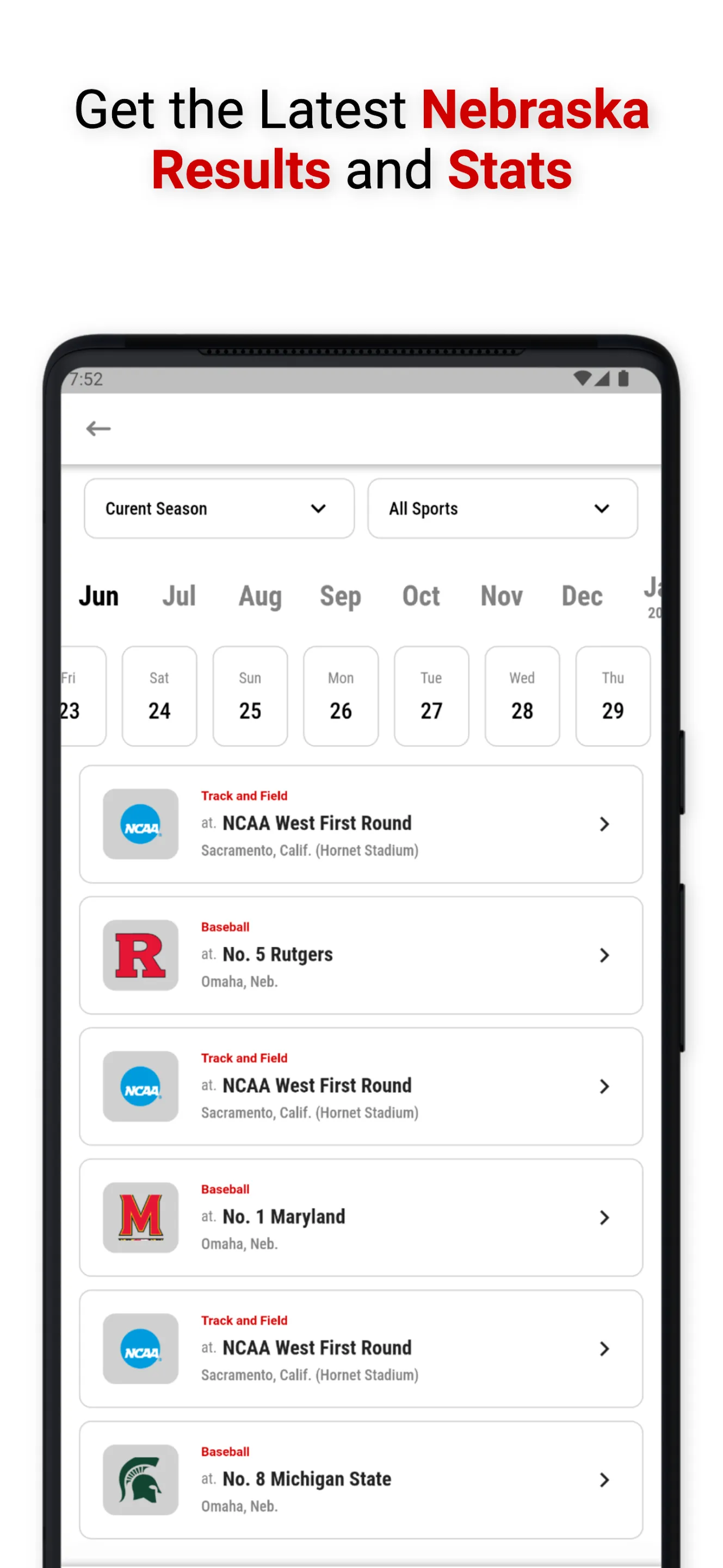 Nebraska Huskers | Indus Appstore | Screenshot