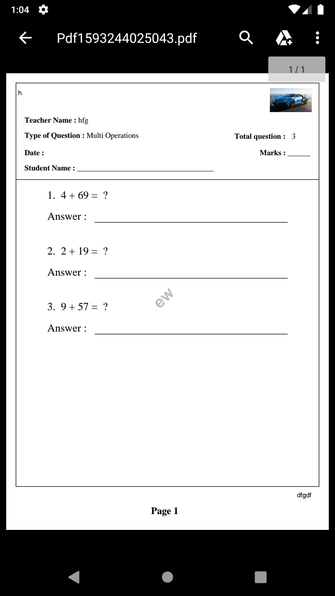 Maths Doodle | Indus Appstore | Screenshot