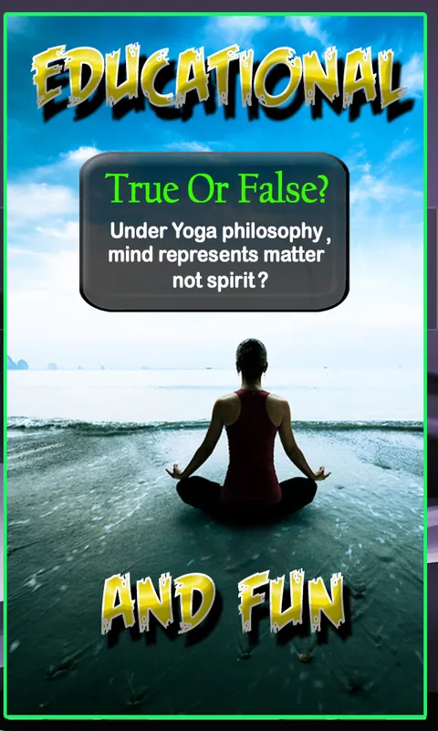 Yoga Quiz Educational Trivia | Indus Appstore | Screenshot