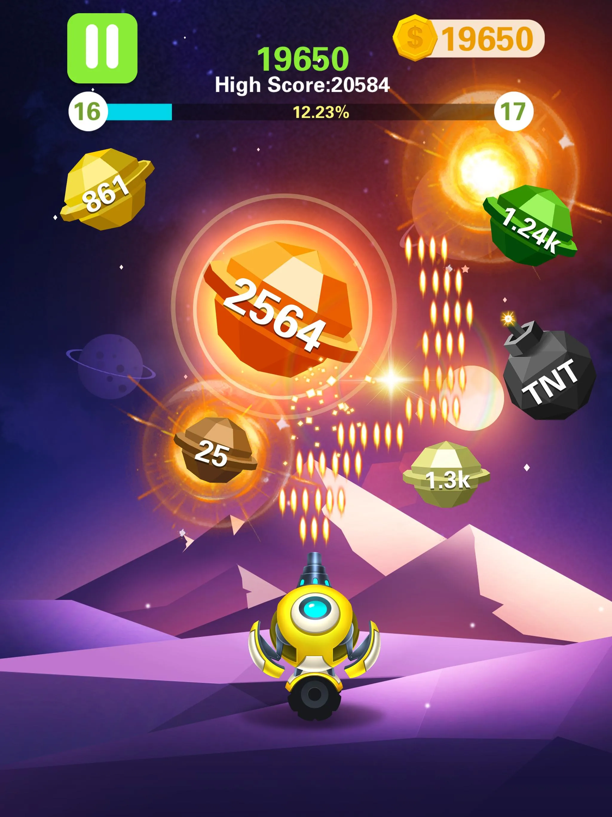 Rock Blast - Fire Ball | Indus Appstore | Screenshot