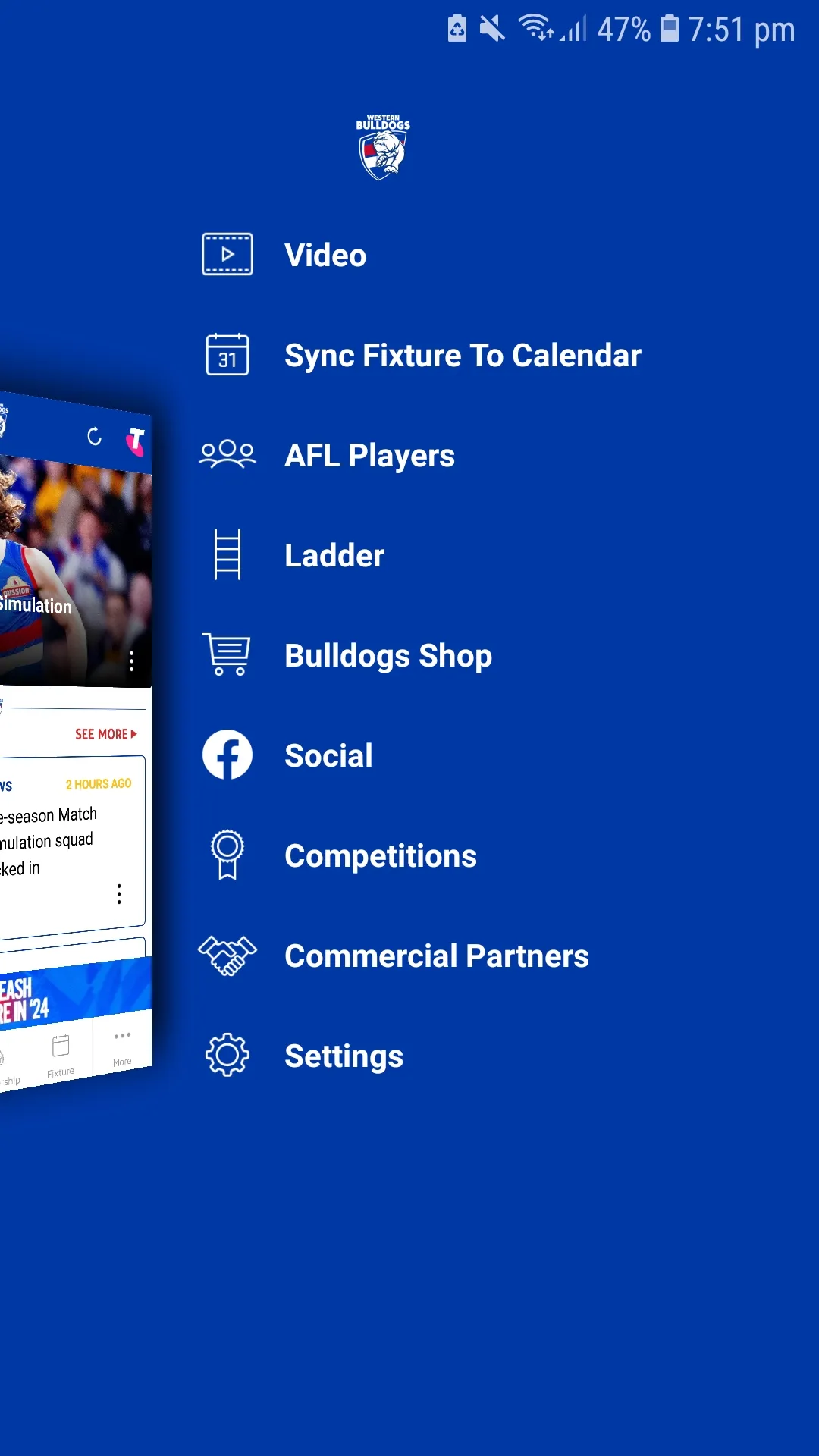 Western Bulldogs Official App | Indus Appstore | Screenshot