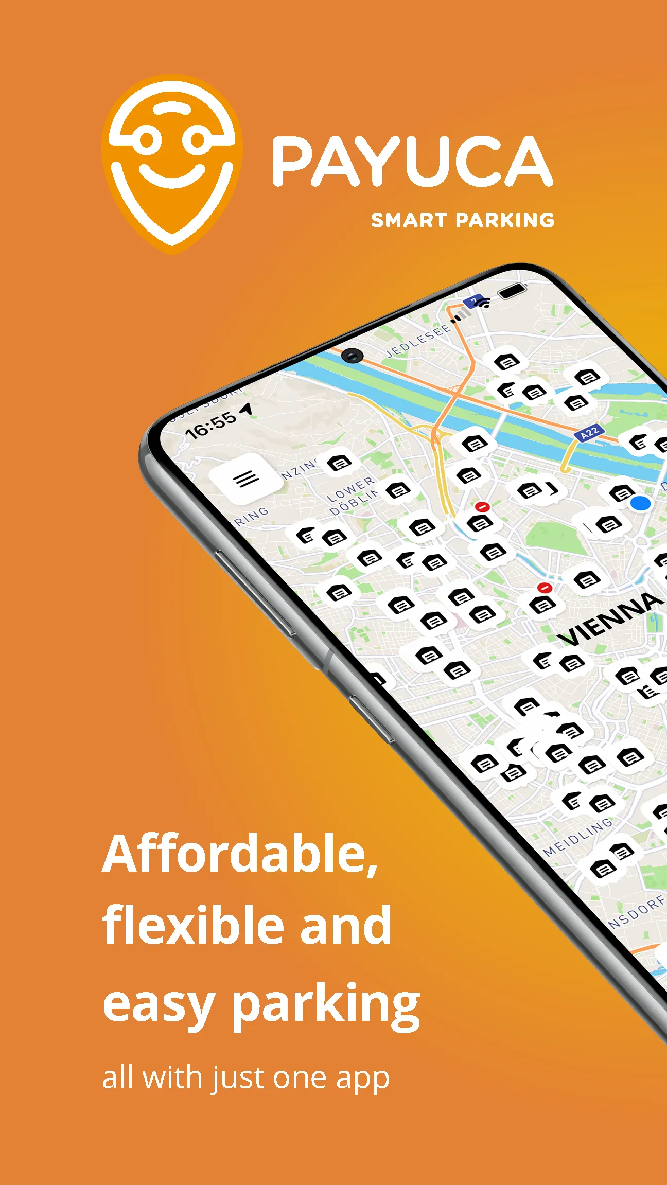 PAYUCA easy and cheap parking | Indus Appstore | Screenshot