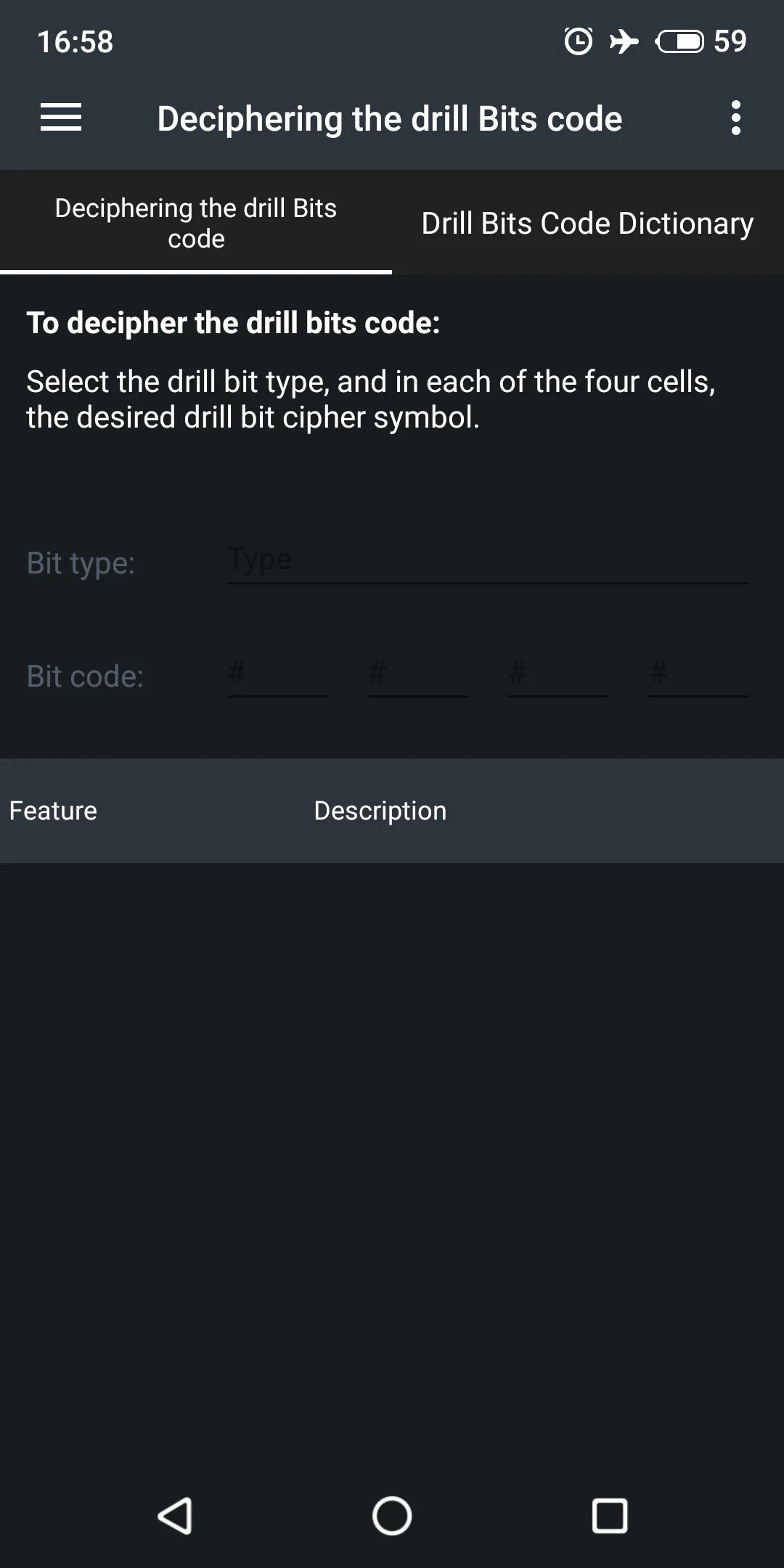 Code of the drill bit | Indus Appstore | Screenshot