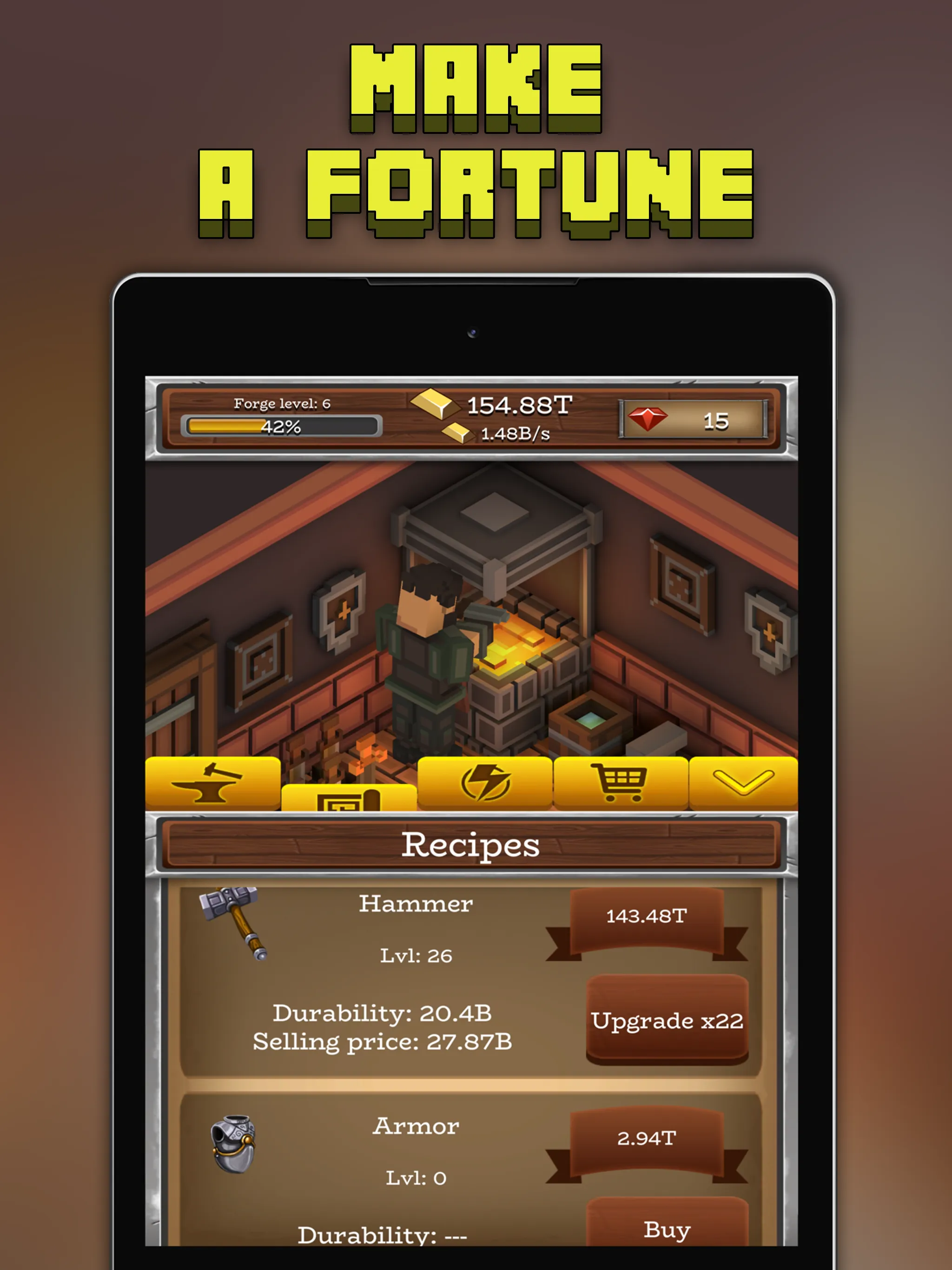 ForgeCraft - Crafting Tycoon | Indus Appstore | Screenshot