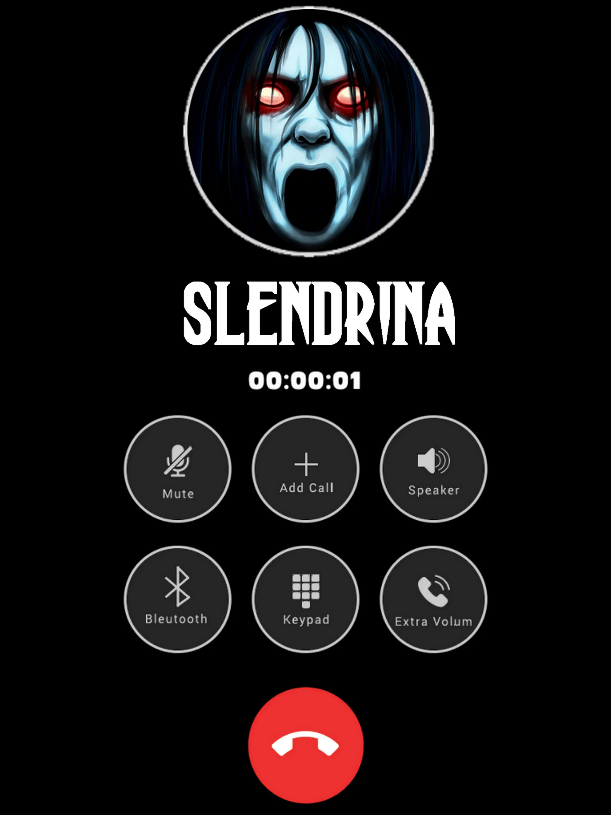 Slender Scary Ghost Call prank | Indus Appstore | Screenshot