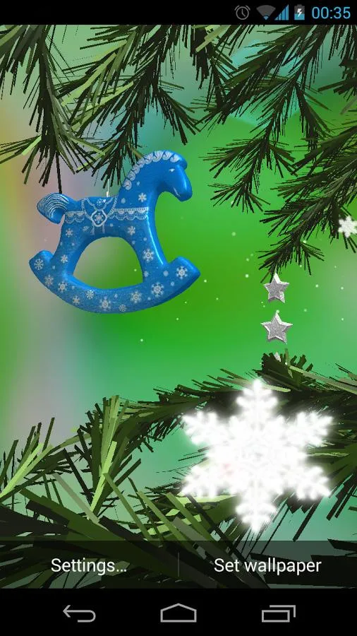 Xmas 3D live wallpaper | Indus Appstore | Screenshot