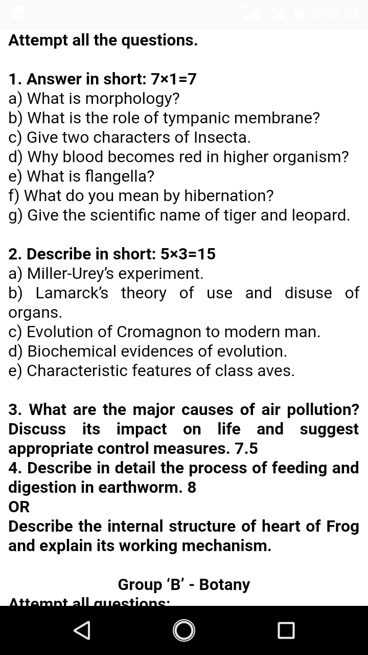 Biology Class 11 | Indus Appstore | Screenshot